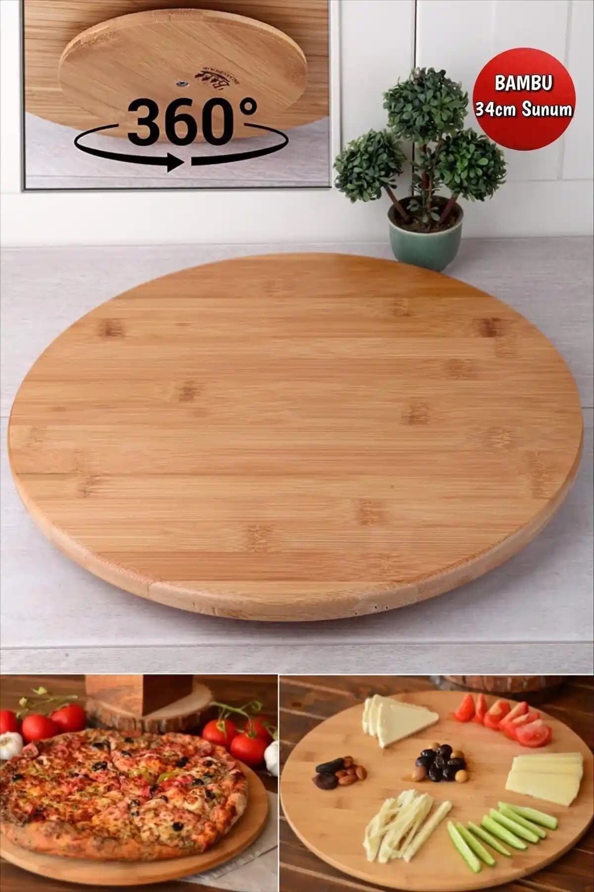 Dönen Sunum Tabağı ile Modern Dekorasyon ve Pratik Sunum Çözümleri