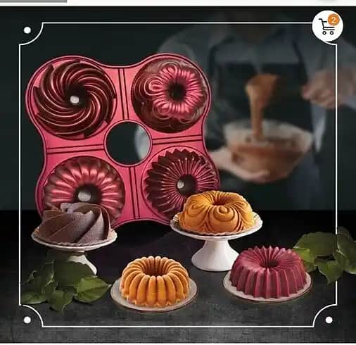 Dörtlü Kek Kalıbı ile Dekorasyonda Yaratıcı ve Çok Yönlü Kullanım Fırsatları