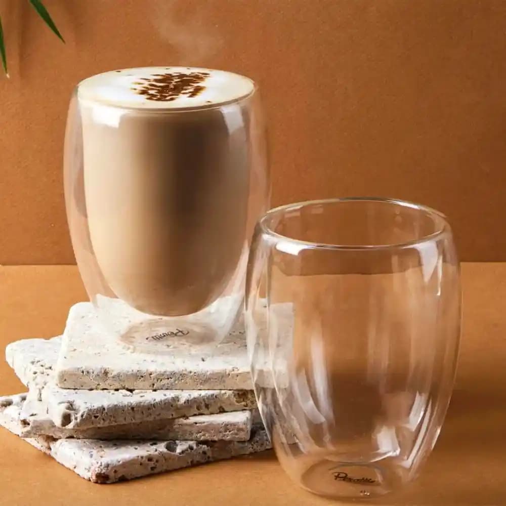 Double Bardak Dekorasyon ve Fonksiyonellik İçin Modern Çift Katmanlı Tasarımlar