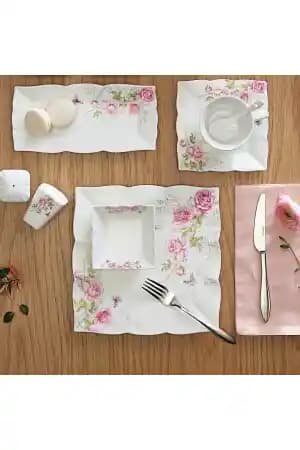 Emsan Marbella 32 Parça 6 Kişilik Porselen Kahvaltı ve Servis Takımı Özellikleri ve Dekorasyon Uyumları