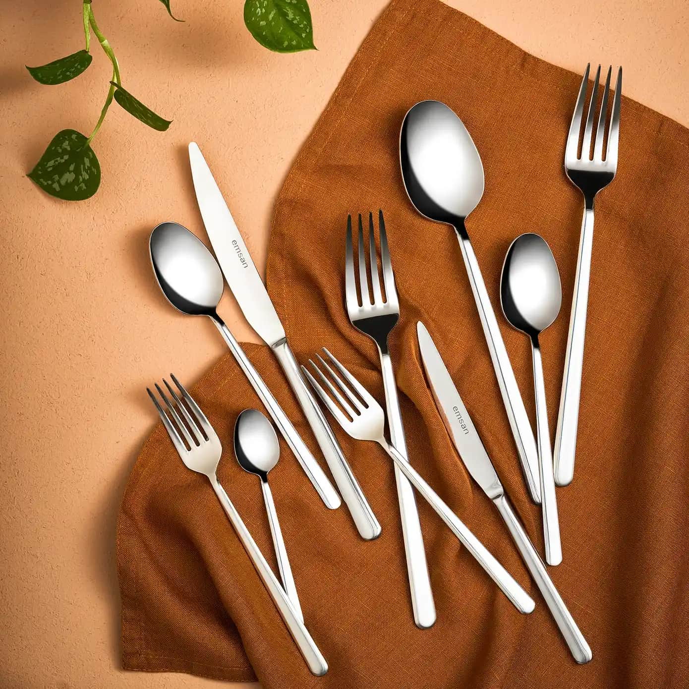 Emsan Sahra 84 Parça Sofra Takımı: Modern ve Şık Mutfak Dekorasyonu İçin Ideal