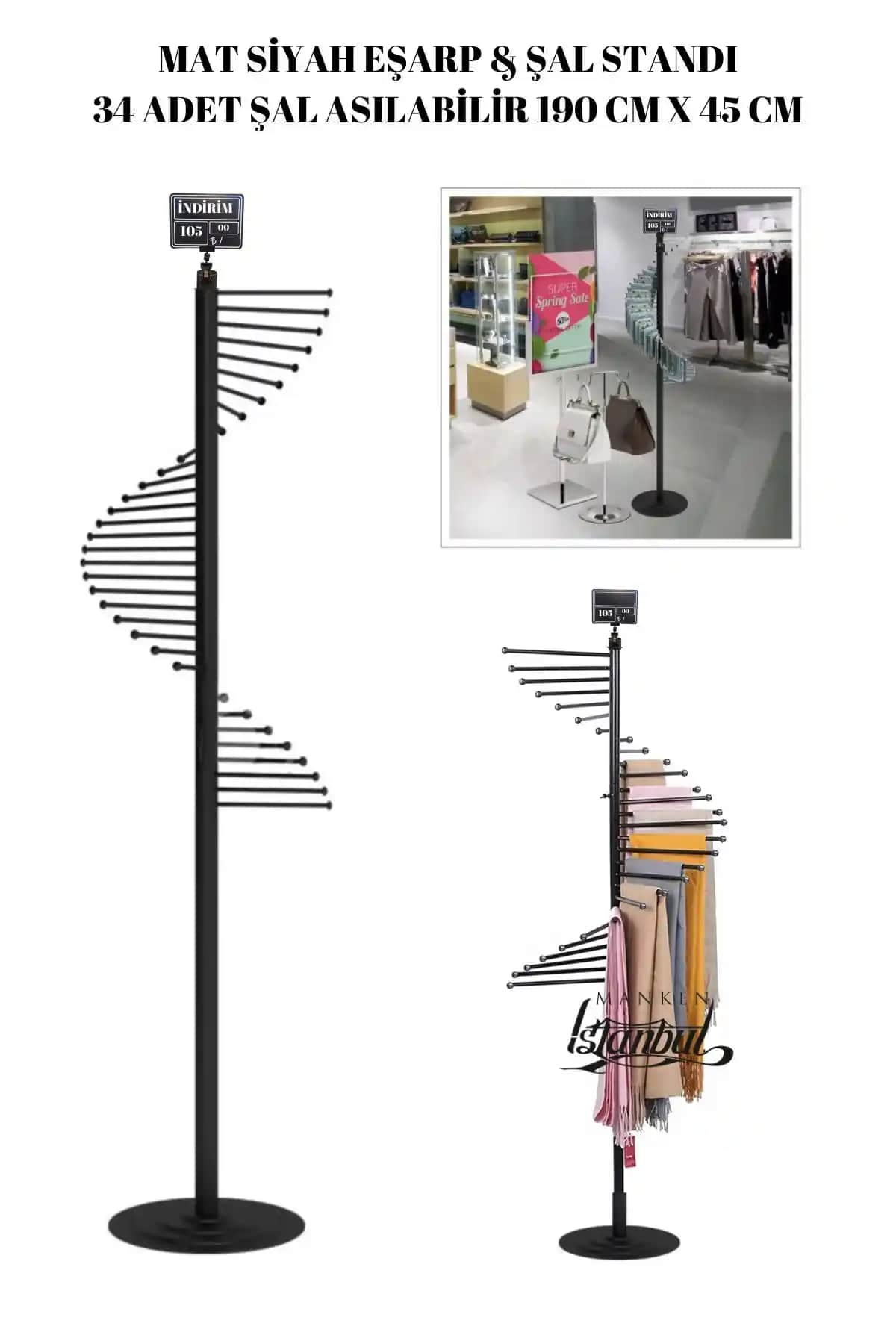 Eşarp Standları ile Dekorasyonunuzu Şıklık ve İşlevsellikle Tamamlayın