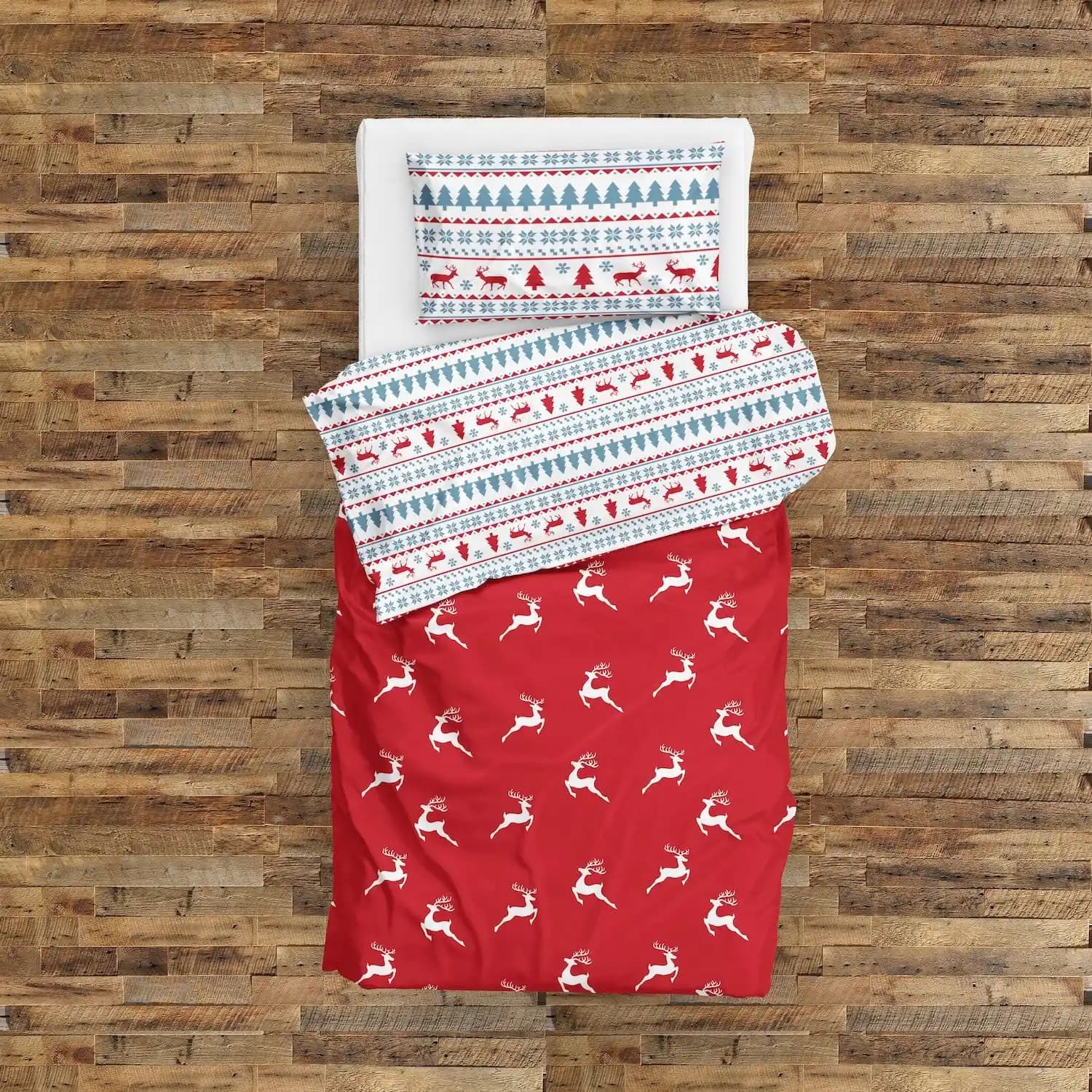 Geyikli Nevresim Takımıyla Yatak Odalarınıza Doğal ve Şık Bir Dokunuş Yapın