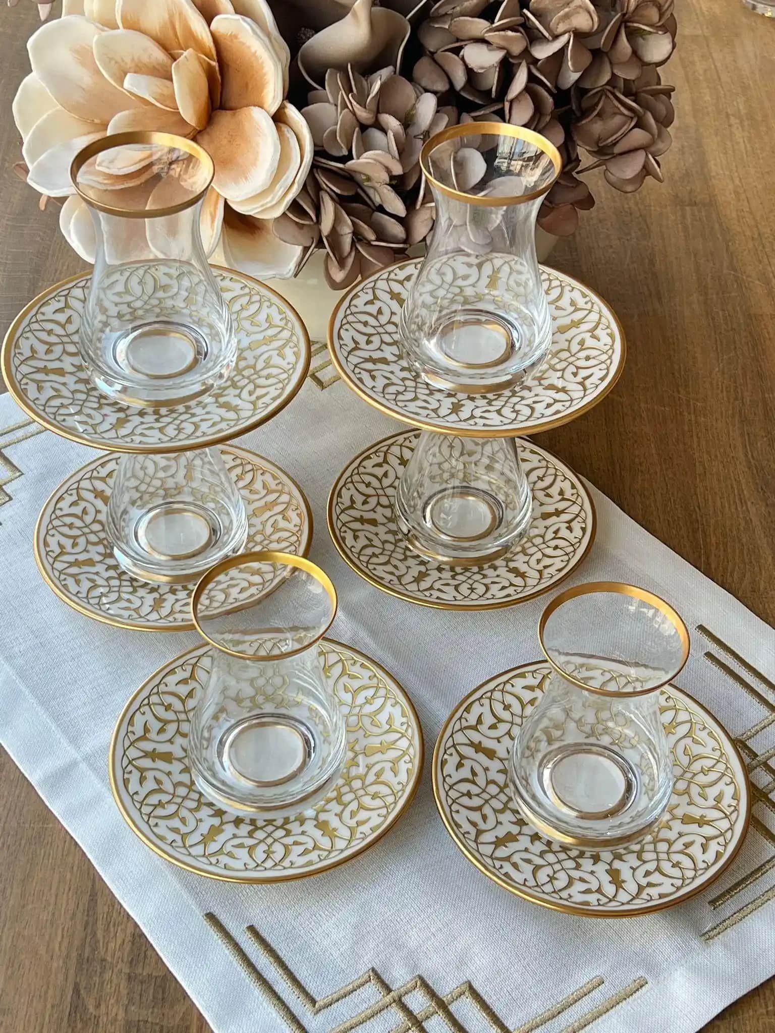 Gold Çay Setleri: Estetik ve Fonksiyonellik Sunan Lüks Çay Takımları