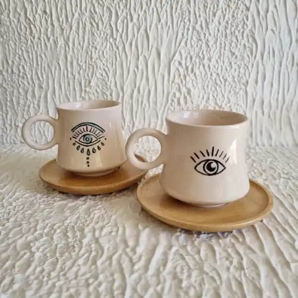 Gözlü fincanlar: dekorasyonda şıklık ve fonksiyonelliğin modern kullanımı