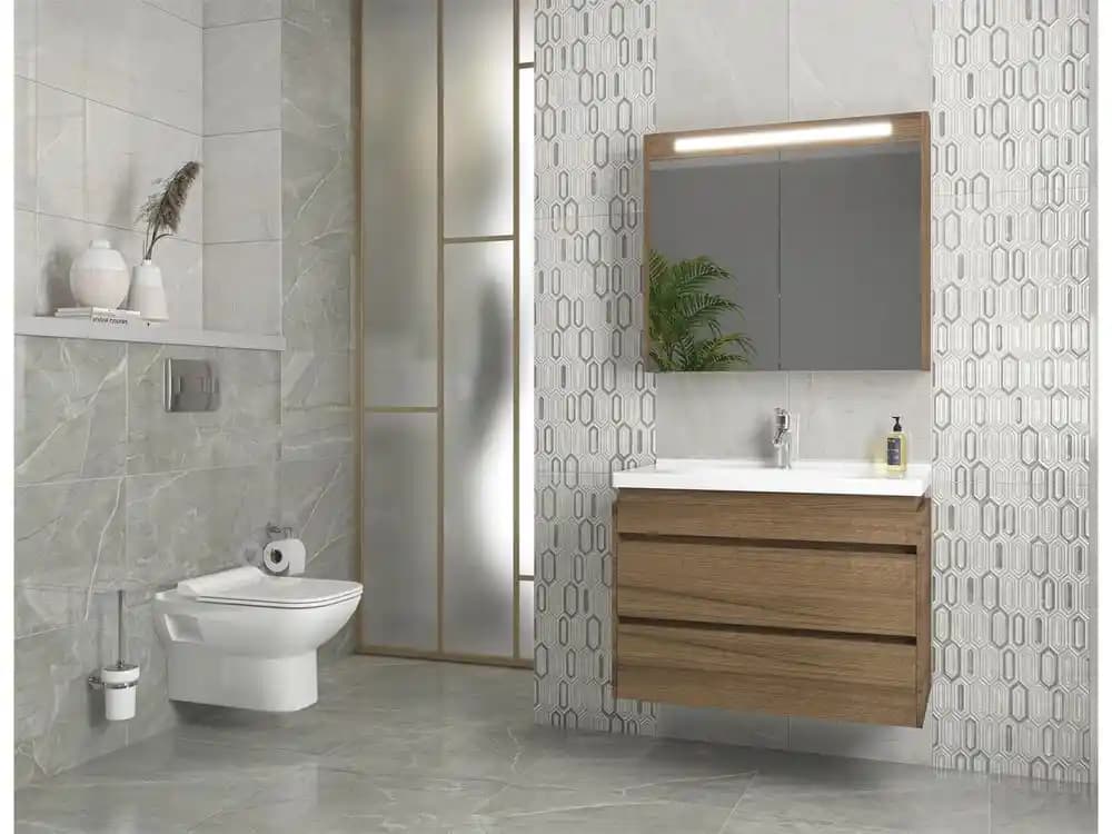 Gri Banyo Seramikleriyle Modern ve Şık Banyo Dekorasyonu Rehberi