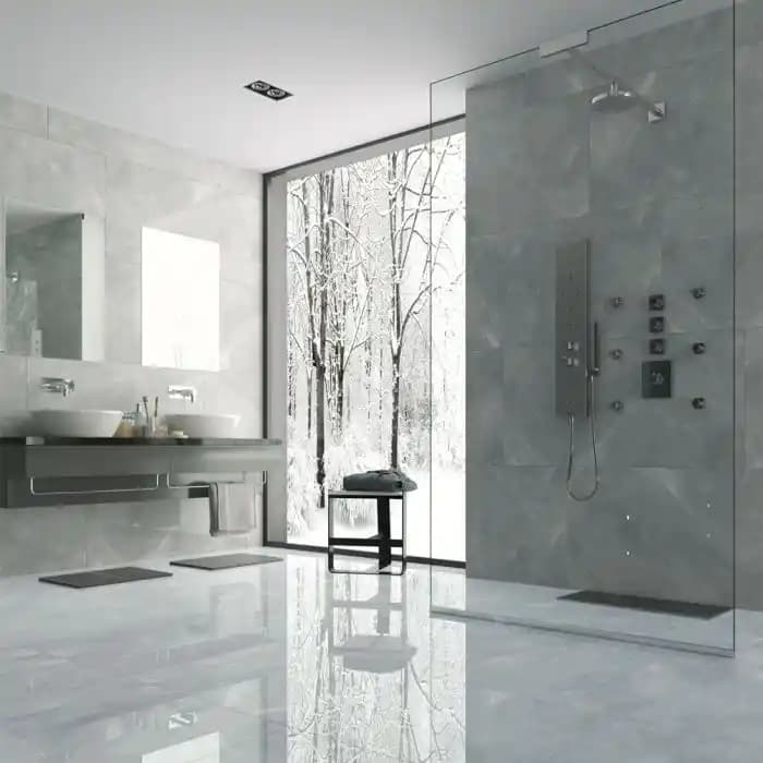Gri Seramik ile Modern ve Şık Banyo Dekorasyonu İçin İpuçları ve Trendler
