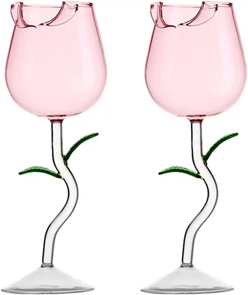 Gül Şeklinde Kadeh Dekorasyonda Zarafet ve Şıklığın Simgesi