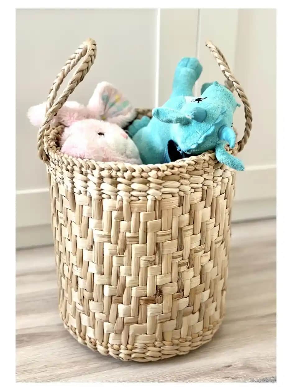 Hasır Oyuncak Sepetleri ile Doğal ve Şık Dekorasyon Çözümleri
