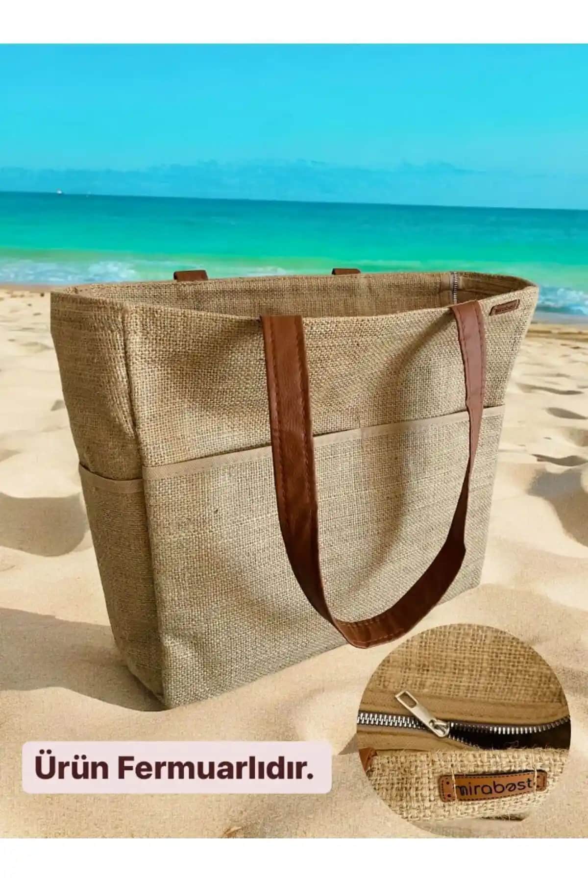 Hasır Plaj Çantasıyla Dekorasyonda Şıklık ve İşlevsellik Bir Arada