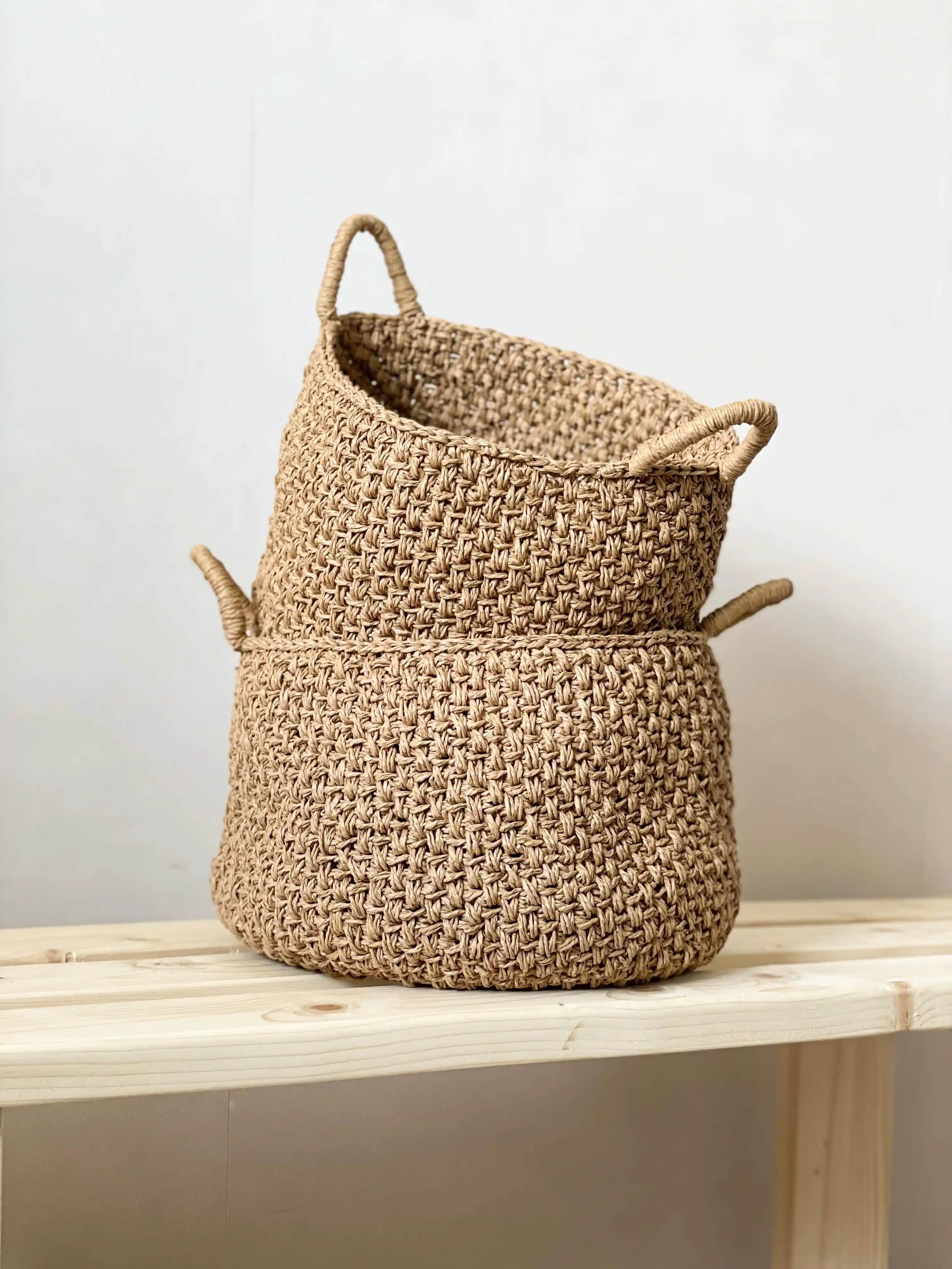 Hasır Sepet Örgüsü ile Doğal ve Şık Dekorasyon Çözümleri