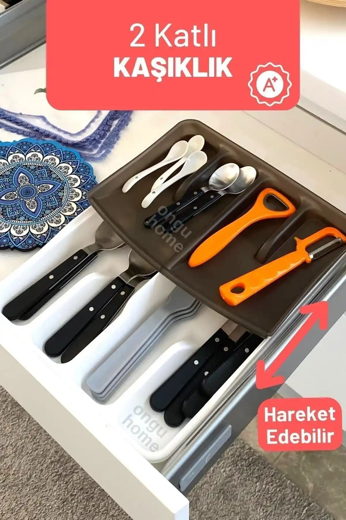 İki Katlı Kaşıklık Modelleriyle Mutfak Dekorasyonunu Şık ve İşlevsel Hale Getirin