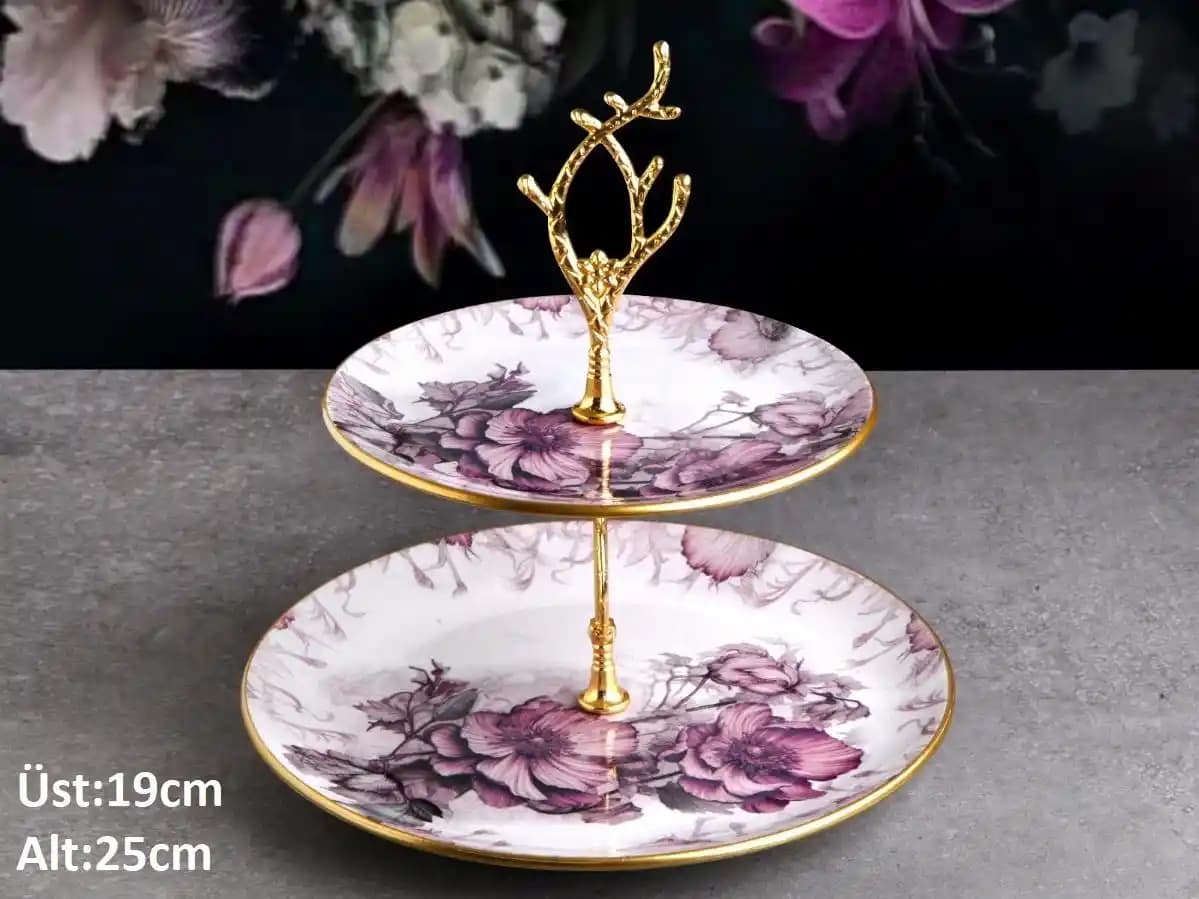 İki Katlı Pasta Tabağı ile Dekorasyon ve Masa Düzeninde Yenilikçi Çözümler