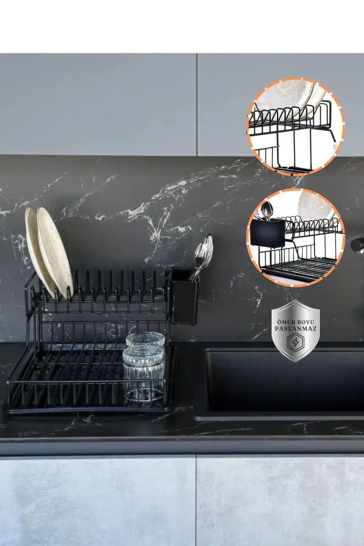 İngiliz Tarzı Bulaşık Sepetleri ile Mutfakta Şıklık ve Fonksiyonellik Bir Arada