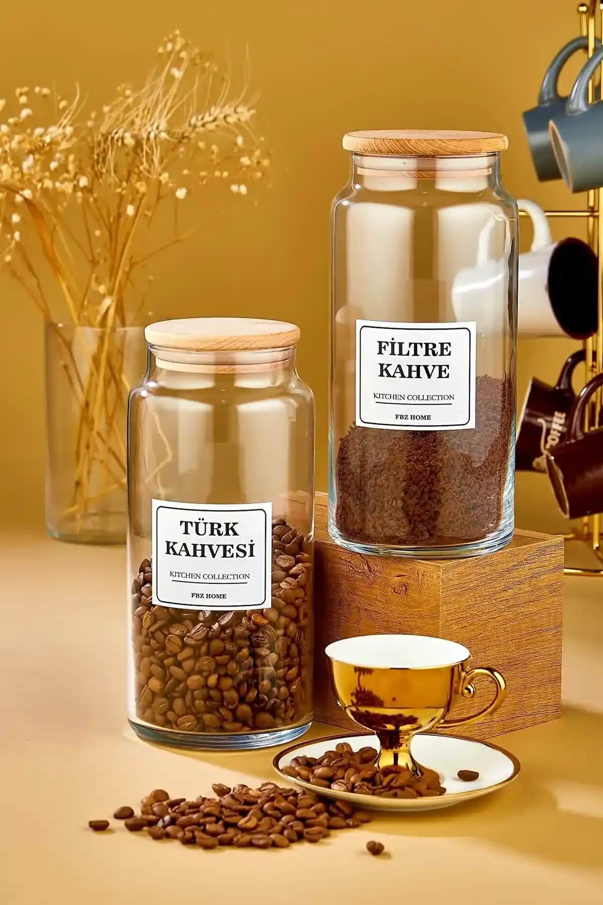Kahve Kabı ile Dekorasyonda Zarafet ve Fonksiyonellik Sağlayan Tasarım Seçenekleri