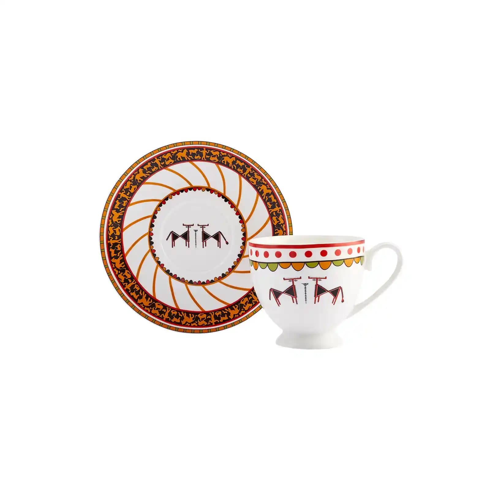 Karaca Arslantepe Kahve Fincanı: Geleneksel Motiflerle Modern Ev Dekorasyonu