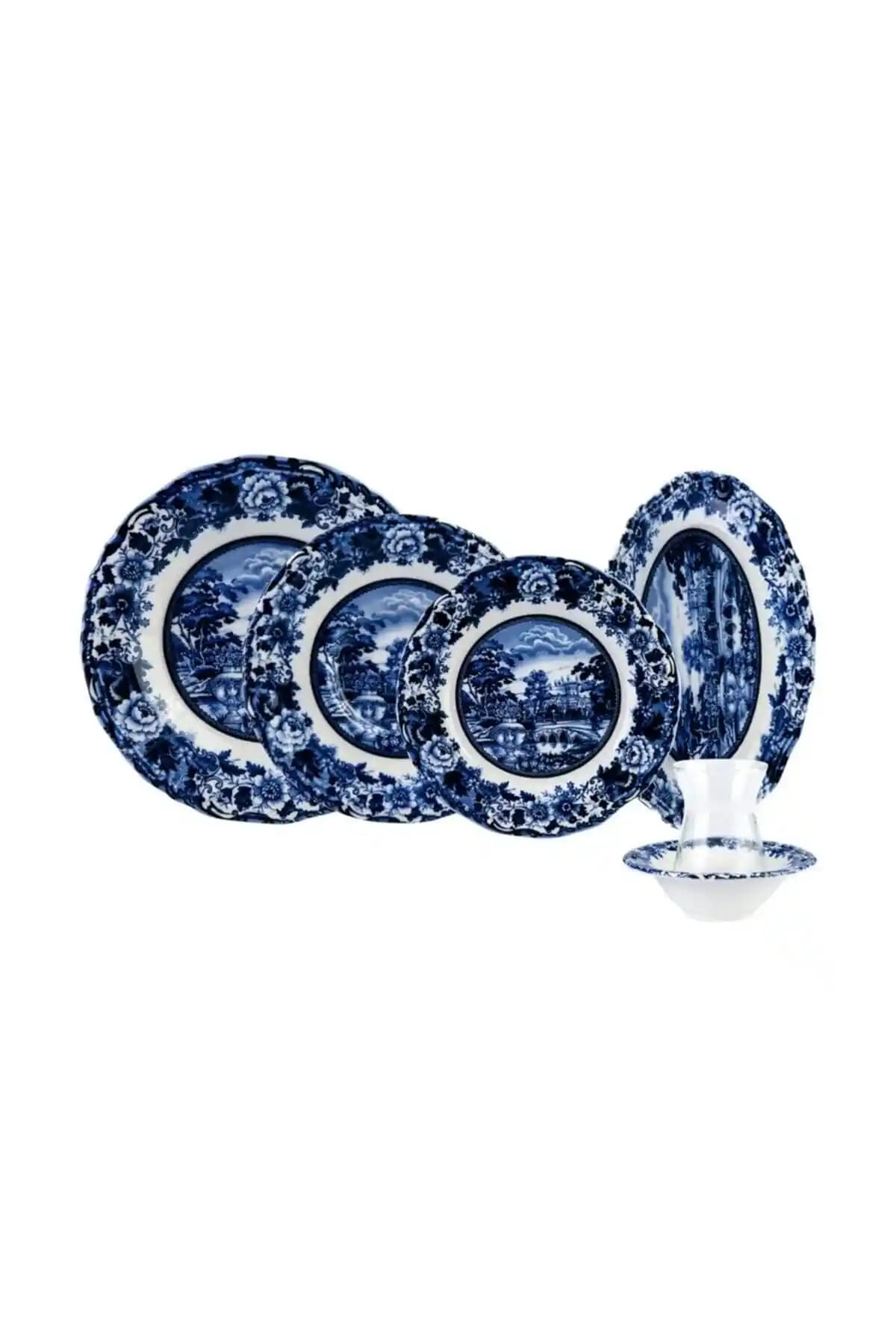 Karaca Blue Odyssey Kahvaltı Takımı: Modern ve Dayanıklı 6 Kişilik Set