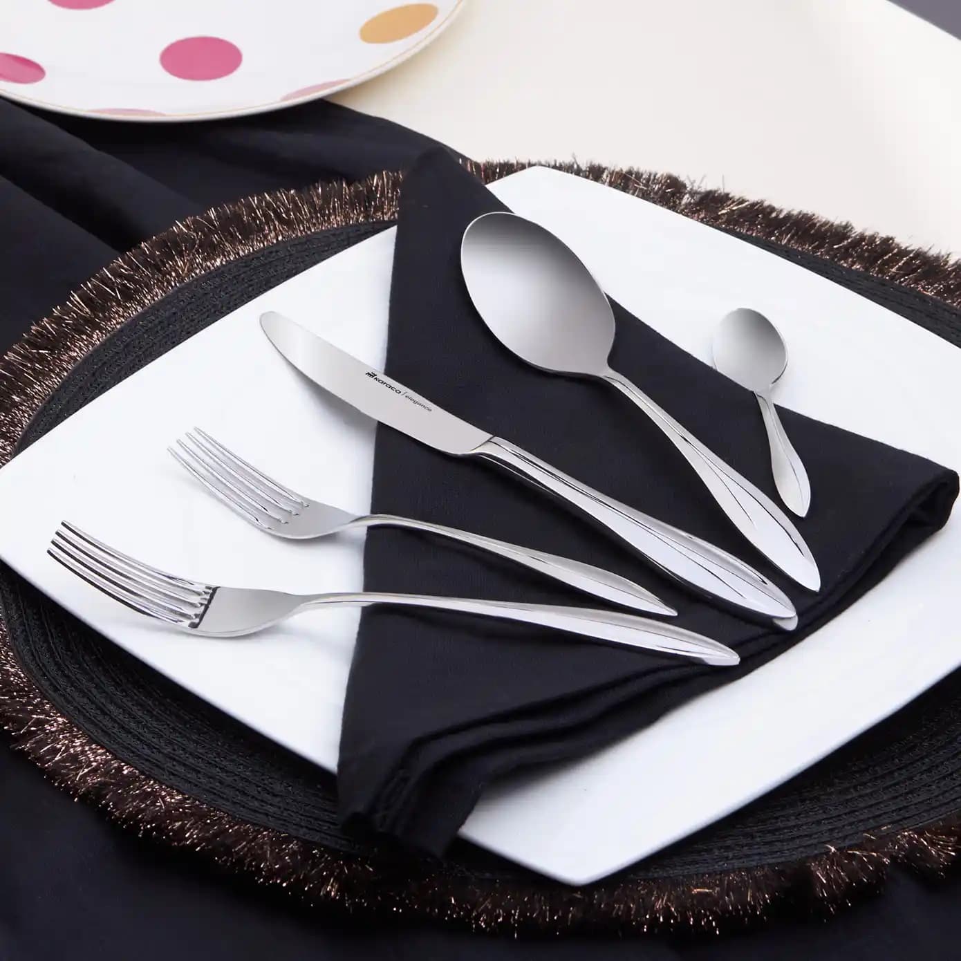 Karaca Costa 60 Parça 12 Kişilik Çatal Kaşık Bıçak Takımı Modern ve Dayanıklı Mutfak Seti
