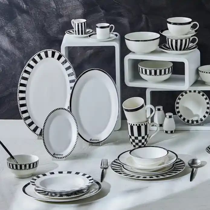 Karaca Damalı Yemek Takımı ile Mutfak Dekorasyonunda Şıklık ve Dayanıklılık