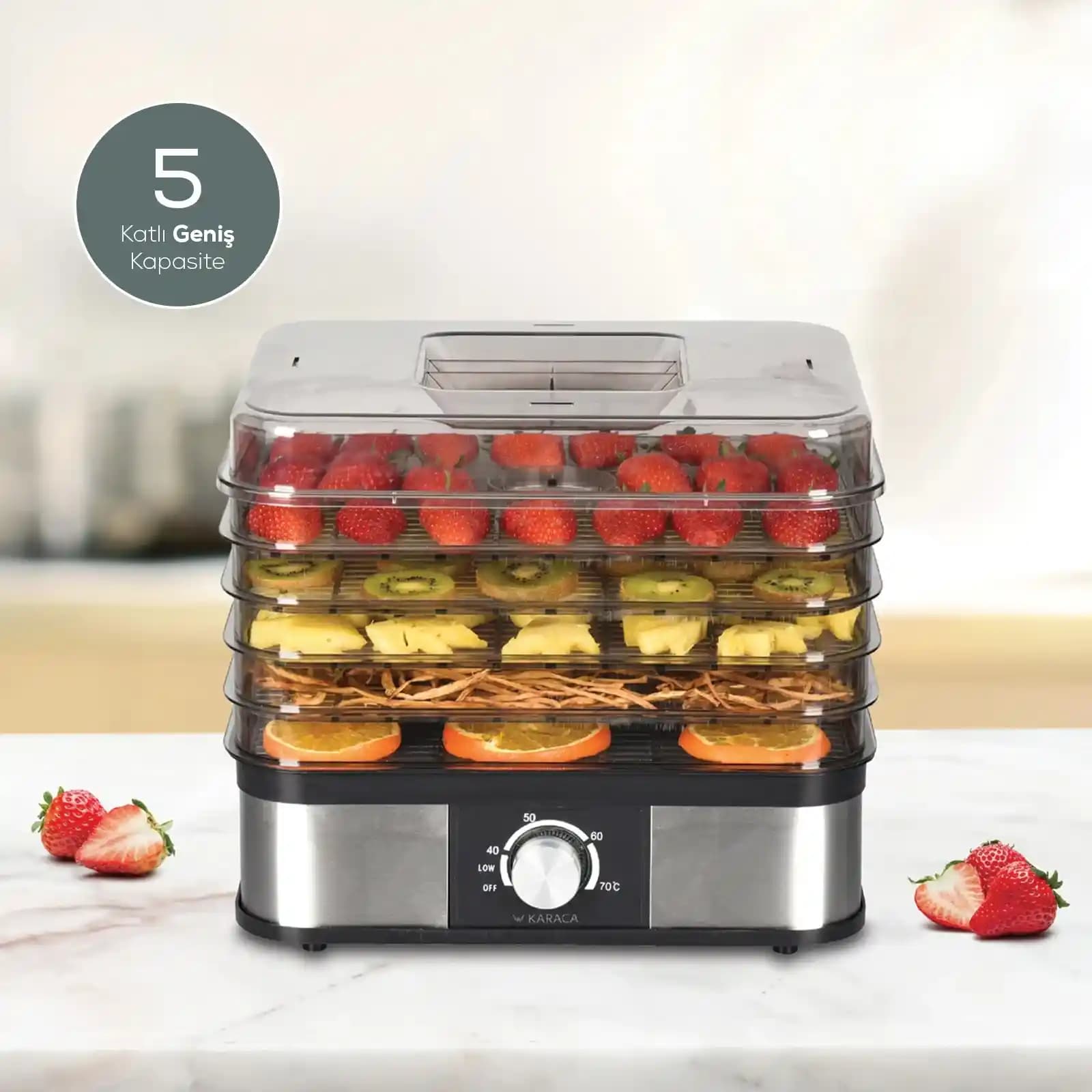 Karaca Sebze Kurutucu ile Evde Sağlıklı ve Pratik Kurutma Deneyimi