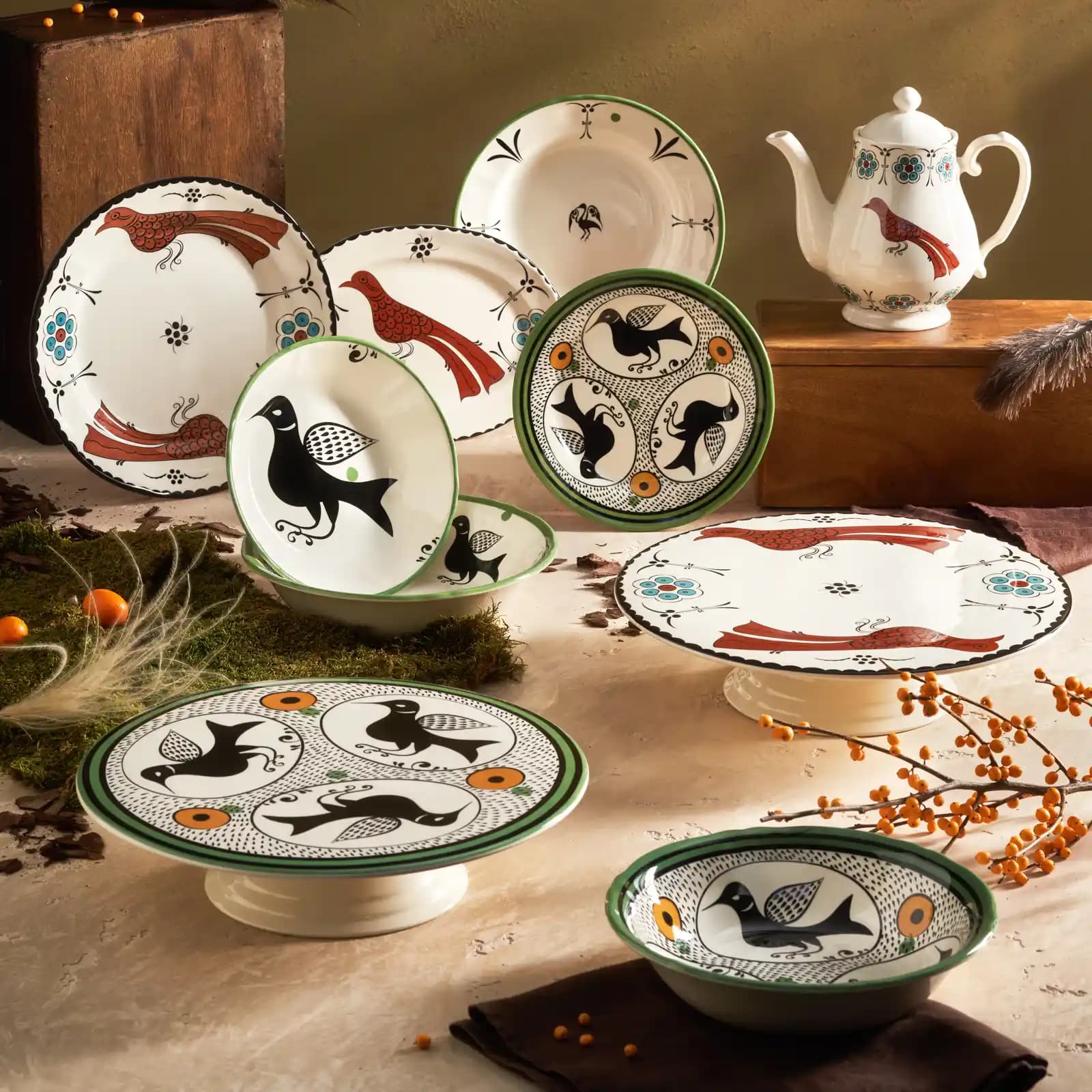 Karaca Selçuklu Serisi Yemek Takımı: Osmanlı Esintili Şık ve Dayanıklı Tasarım