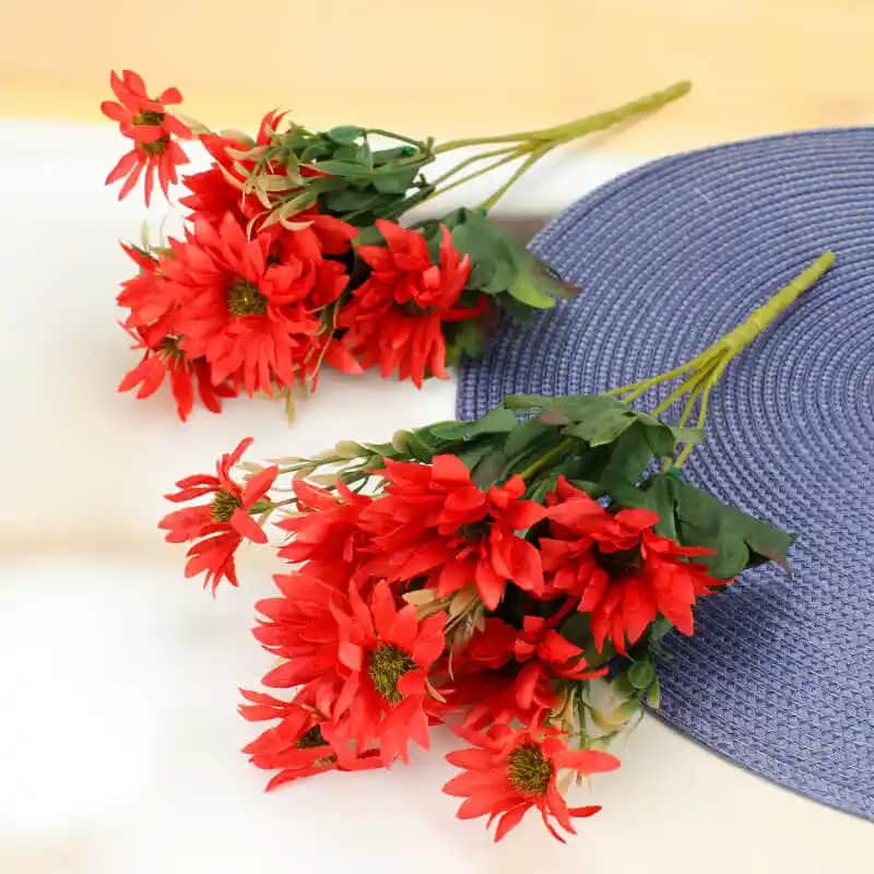 Kırmızı Papatya ile Sıcak ve Zarif Dekorasyon Fikirleri ve Uygulama İpuçları