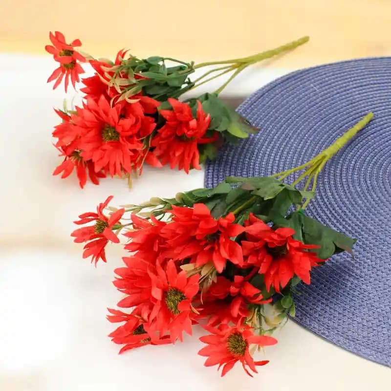 Kırmızı Papatya ile Sıcak ve Zarif Dekorasyon Fikirleri ve Uygulama İpuçları