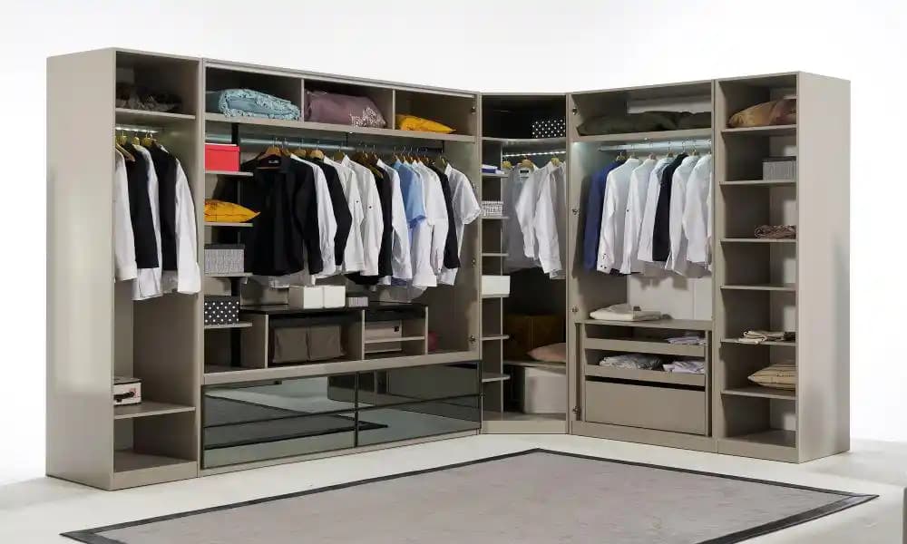Köşe Giysi Dolabı Seçenekleri ve Modern Tasarım İpuçları