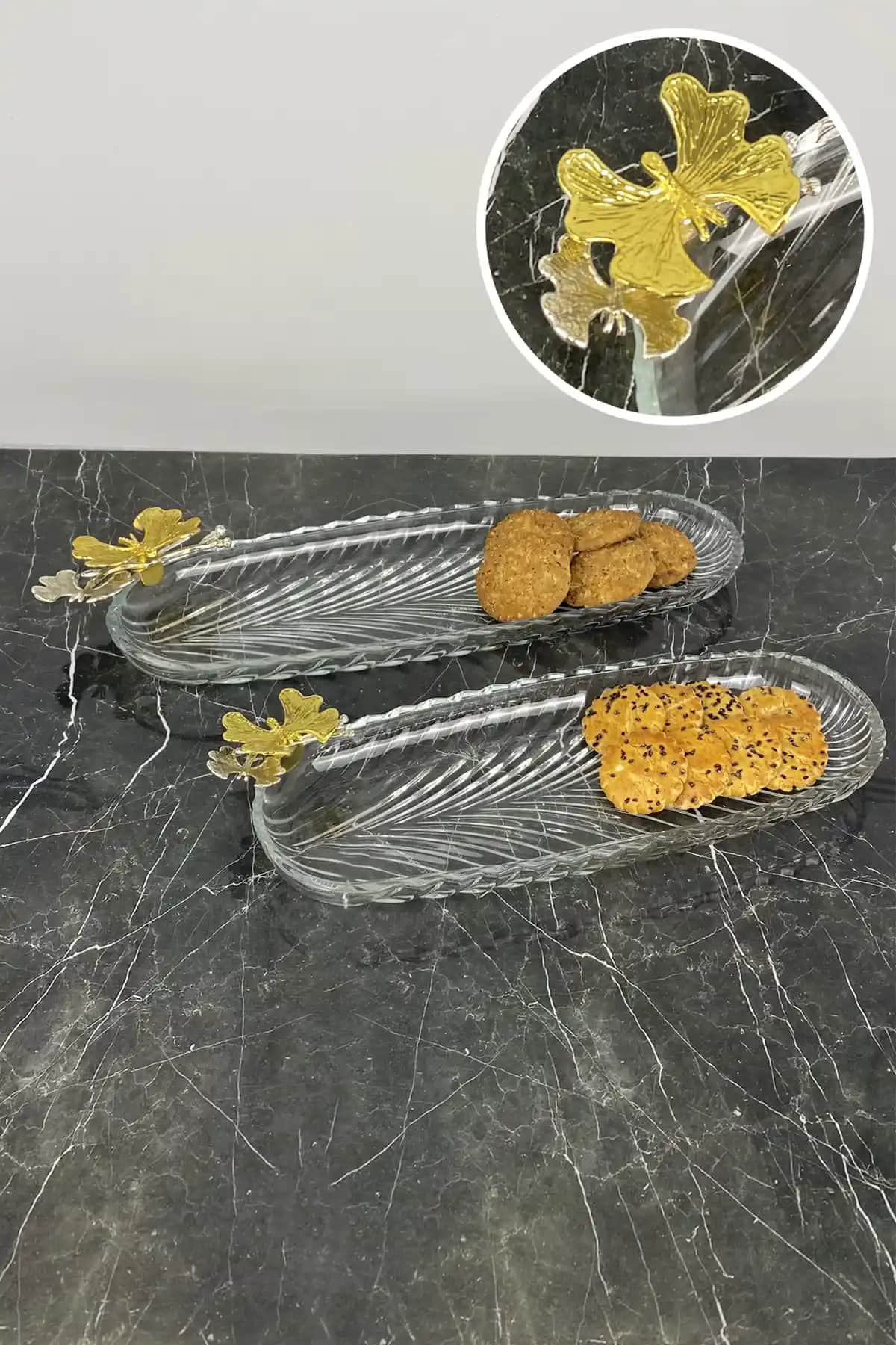 Kurabiye Sunum Tabağı Dekorasyonu ile Sofralarınızı Şıklıkla Buluşuyor