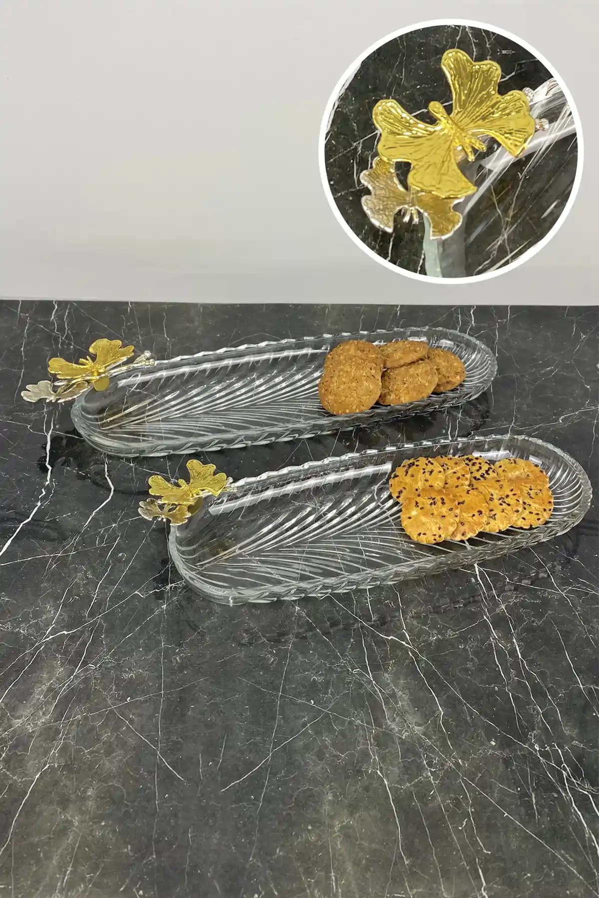 Kurabiye Sunum Tabağı Dekorasyonu ile Sofralarınızı Şıklıkla Buluşuyor