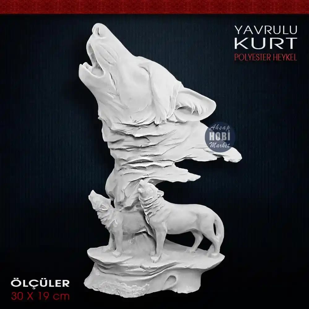 Kurt Heykeli Biblo ile Dekorasyonda Güç ve Sadakat Temalarını Yansıtın