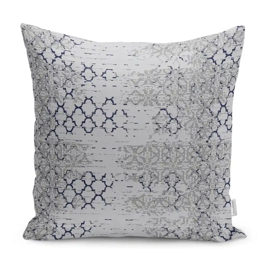 Lacivert ve Gri Kırlent Kılıflarıyla Modern ve Şık Dekorasyon Çözümleri