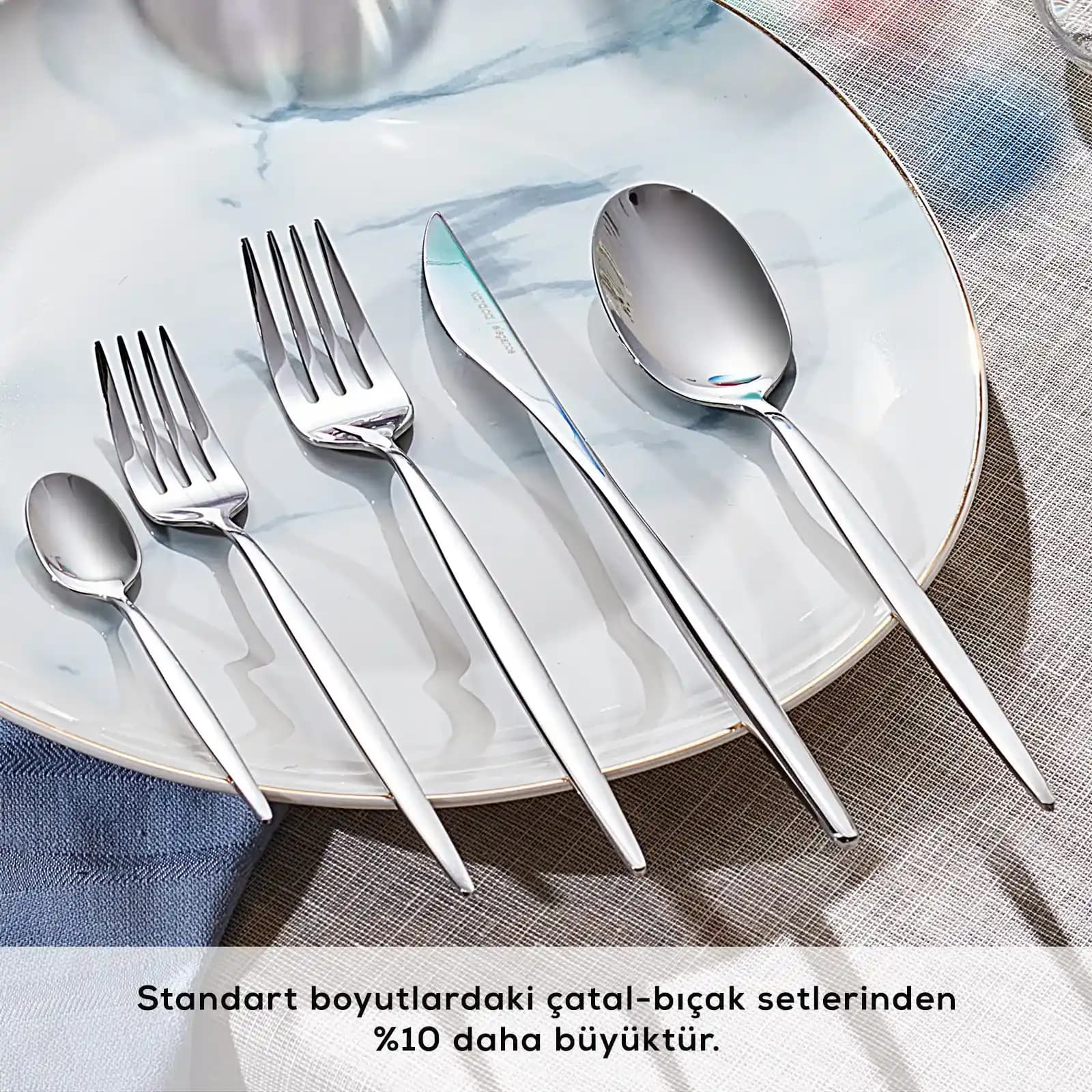 Lizbon Çatal Bıçak Takımıyla Dekorasyonda Şıklık ve Fonksiyonellik Bir Arada