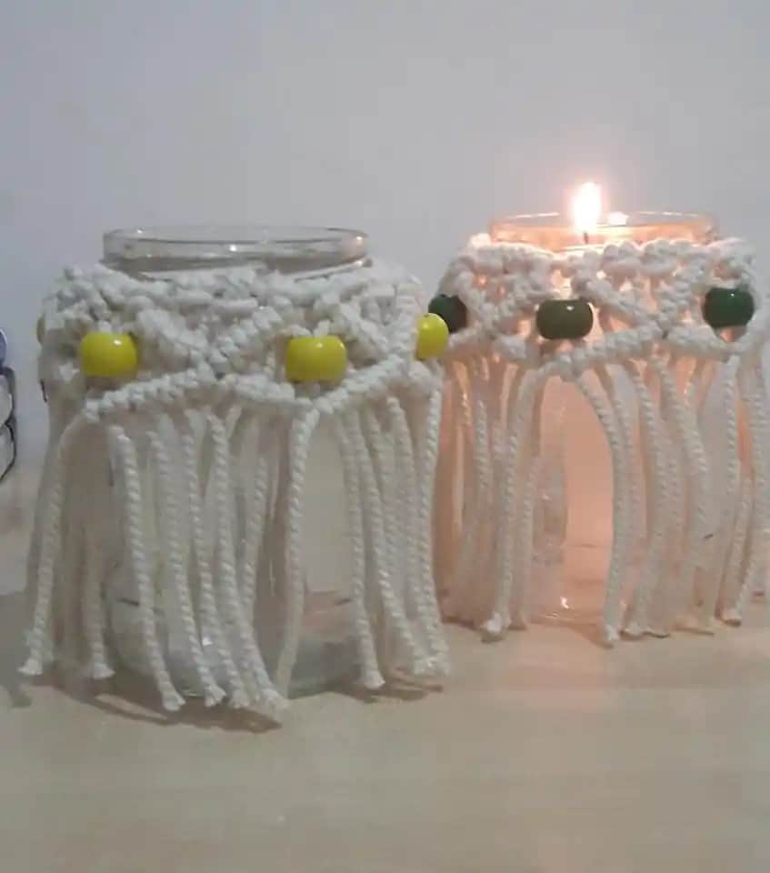 Makrome Mumluklarıyla Dekorasyonda Doğal ve Şık Dokunuşlar