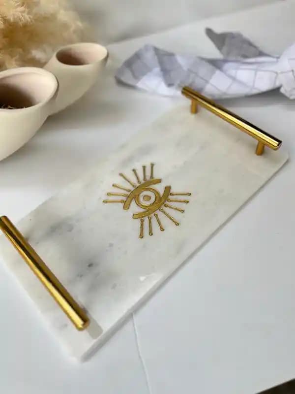 Mermer Sunum Tepsisi Dekorasyonda Şıklık ve Fonksiyonelliğin Buluşma Noktası