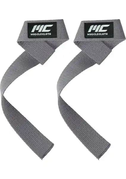 Musclecloth Lifting Straps Gri - Dayanıklı ve Konforlu Ağırlık Kaldırma Destekleri