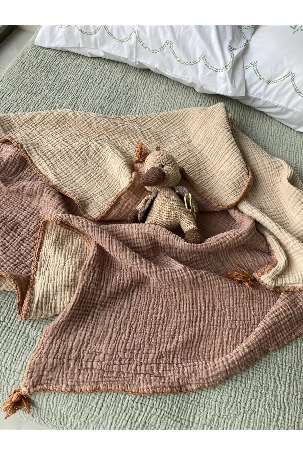 Müslin Bebek Örtüsü ile Bebek Odası Dekorasyonunda Estetik ve Konforun Uyumunu Yakalayın