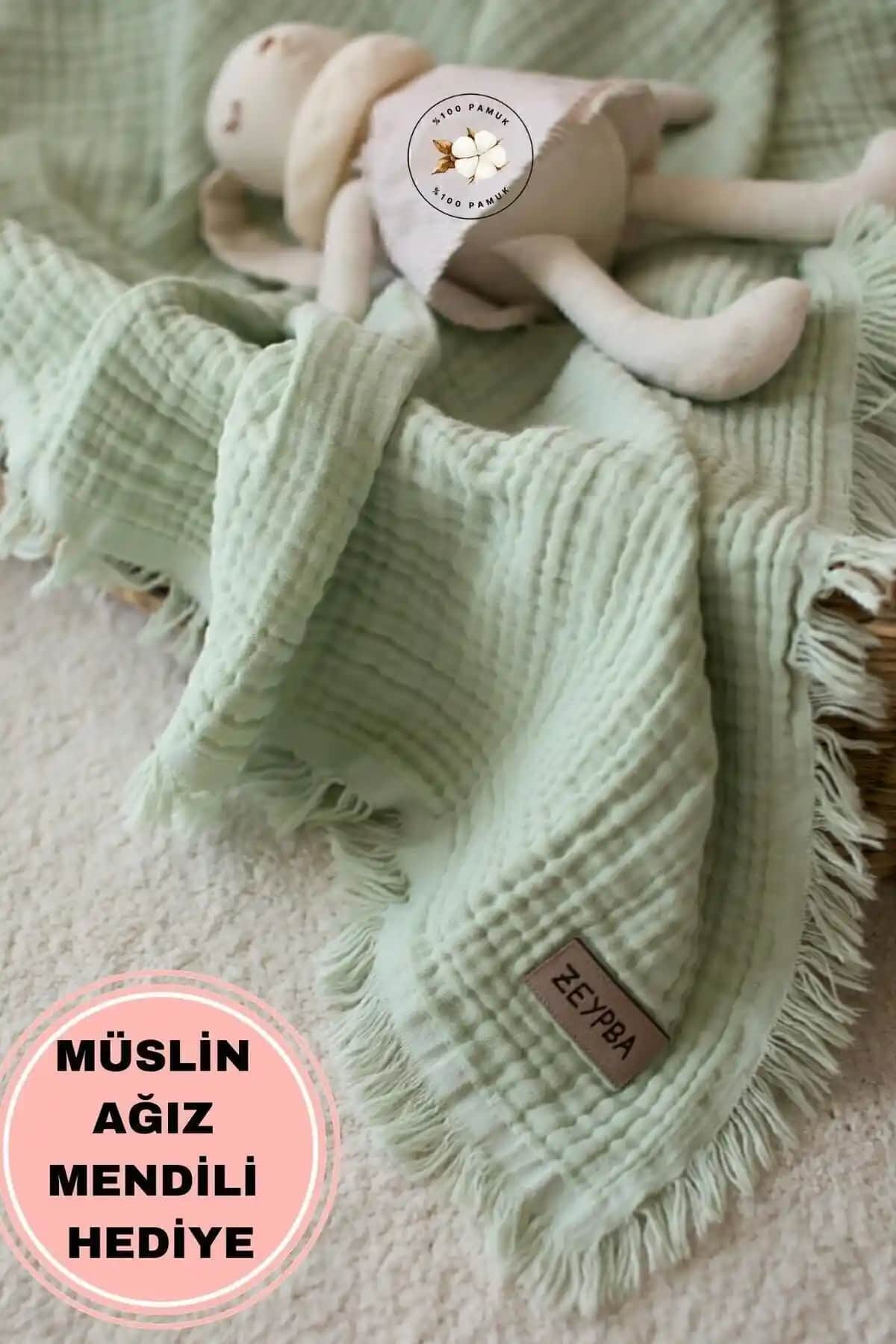 Müslin Bebek Ürünleri ile Modern ve Doğal Bebek Odası Dekorasyonu Nasıl Yapılır?