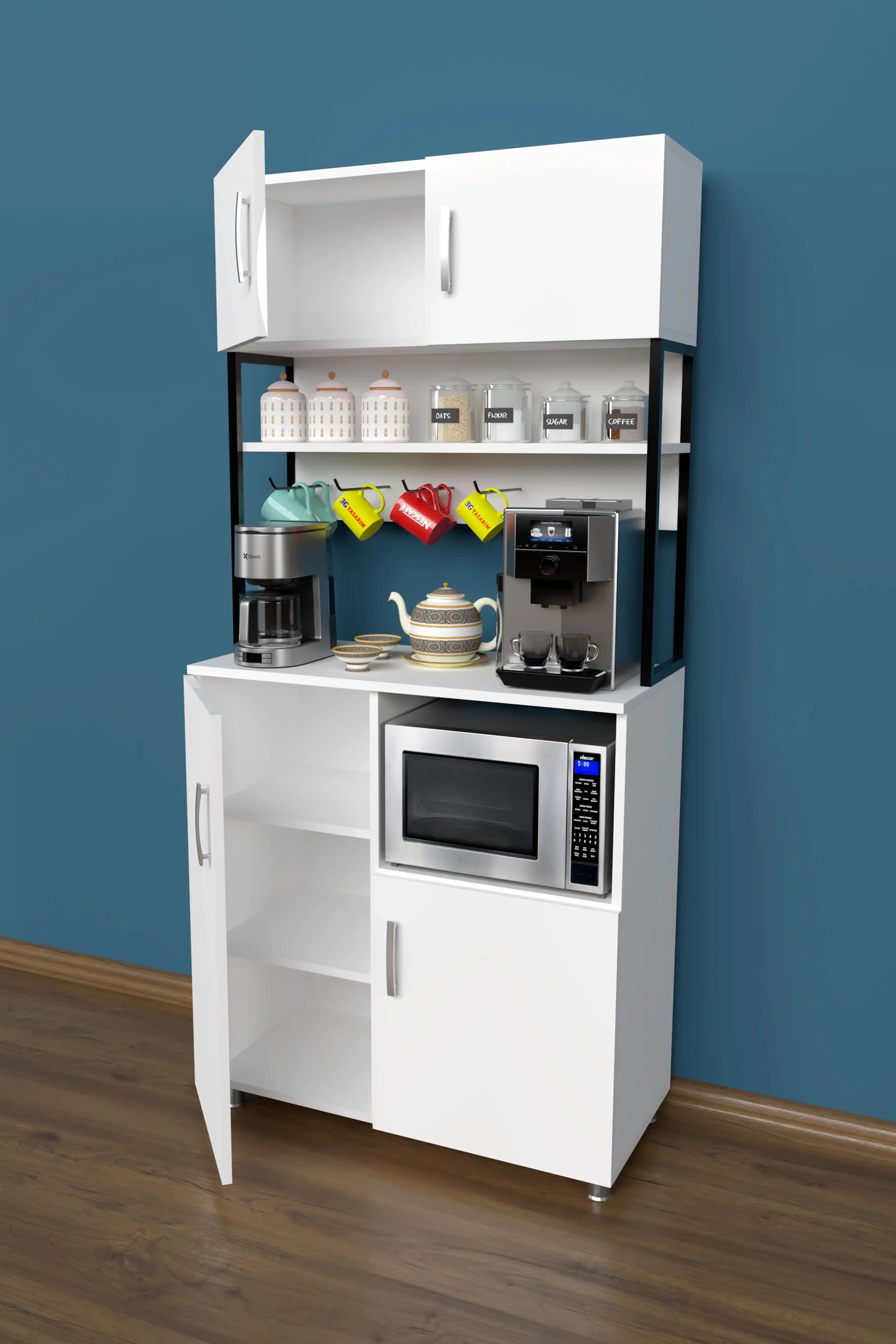 Mutfak Kahve Dolabı Seçimi ve Dekorasyon İpuçlarıyla Pratik ve Estetik Çözümler