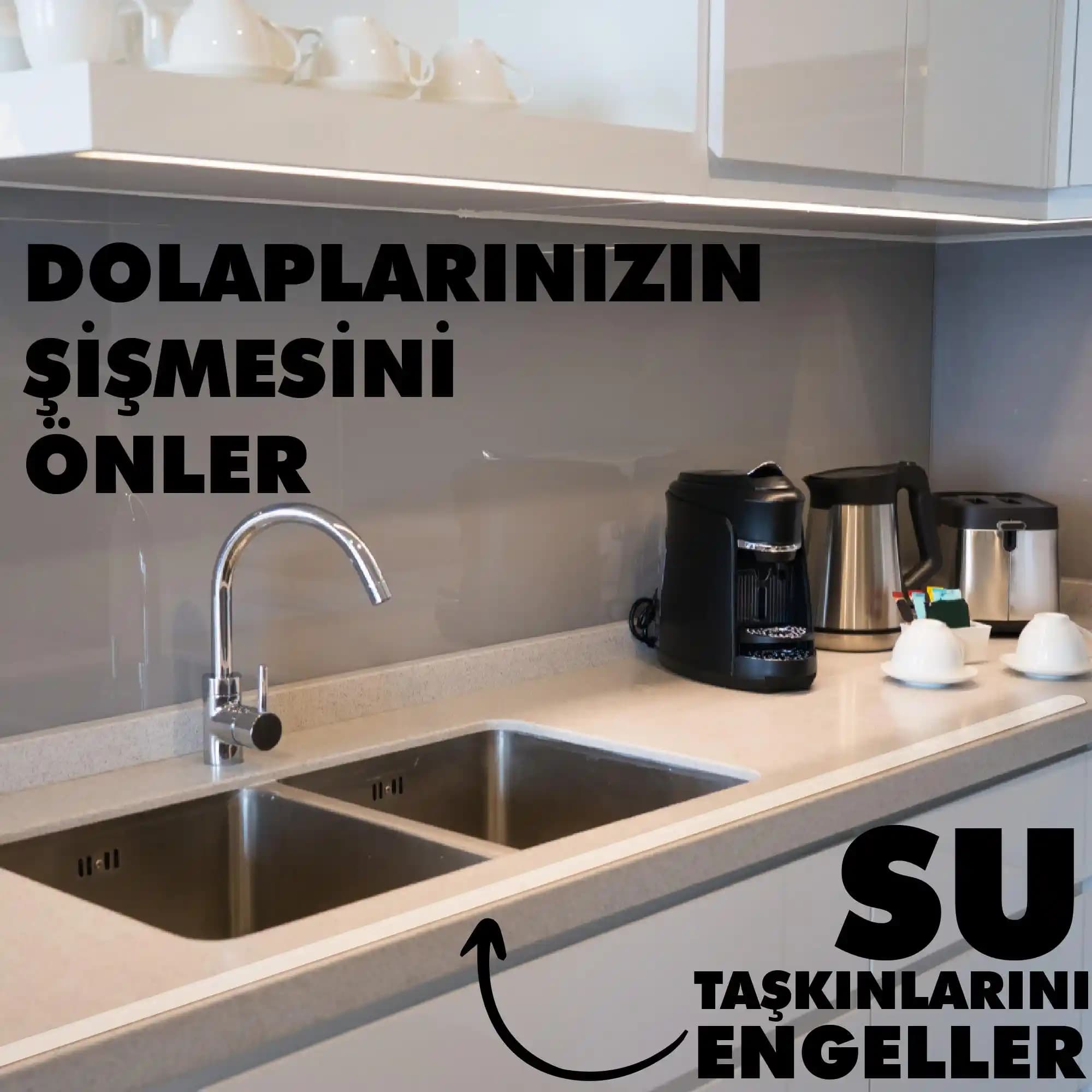 Mutfak Tezgahı Su Bariyeri: Hem Estetik Hem de İşlevsel Çözüm Olarak Kullanımı ve Seçim Rehberi