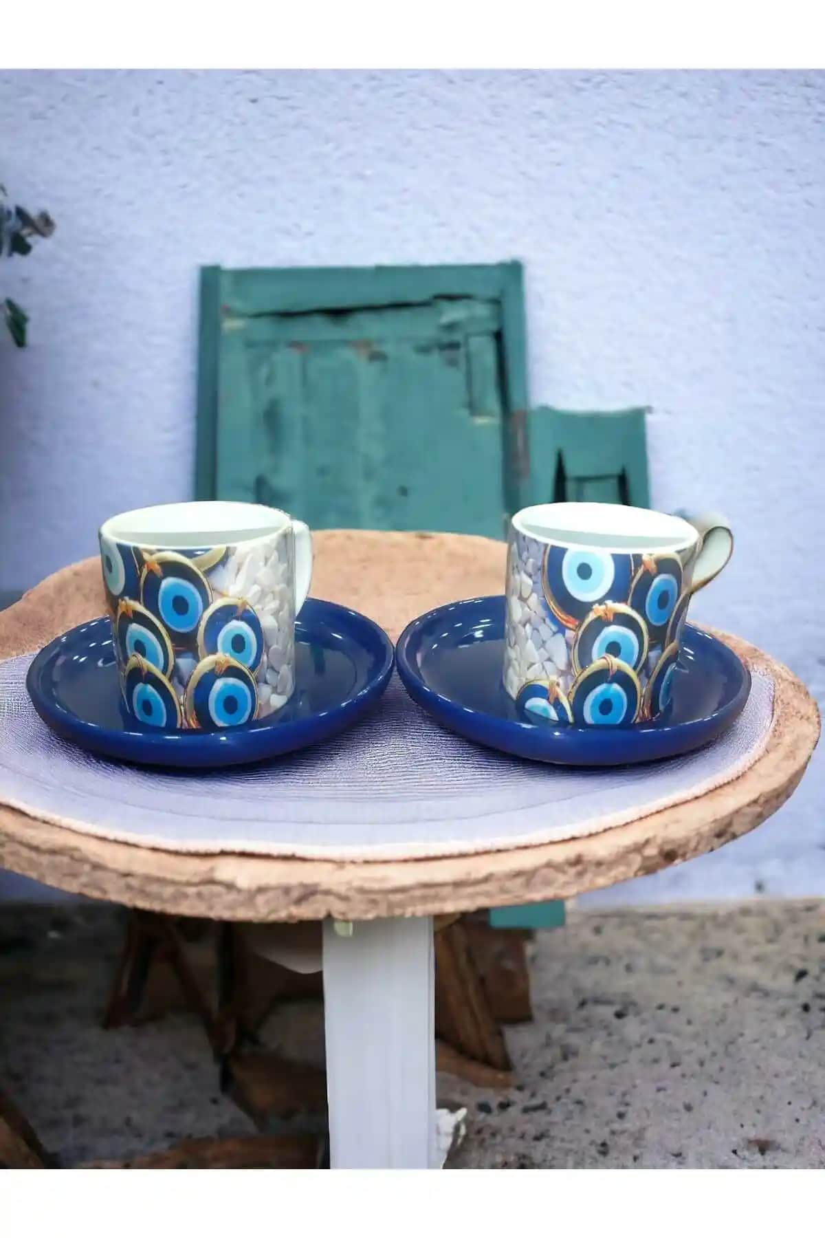 Nazar Boncuklu Fincanlar: Hem Dekorasyon Hem de Günlük Kullanımda Şıklık ve Anlam