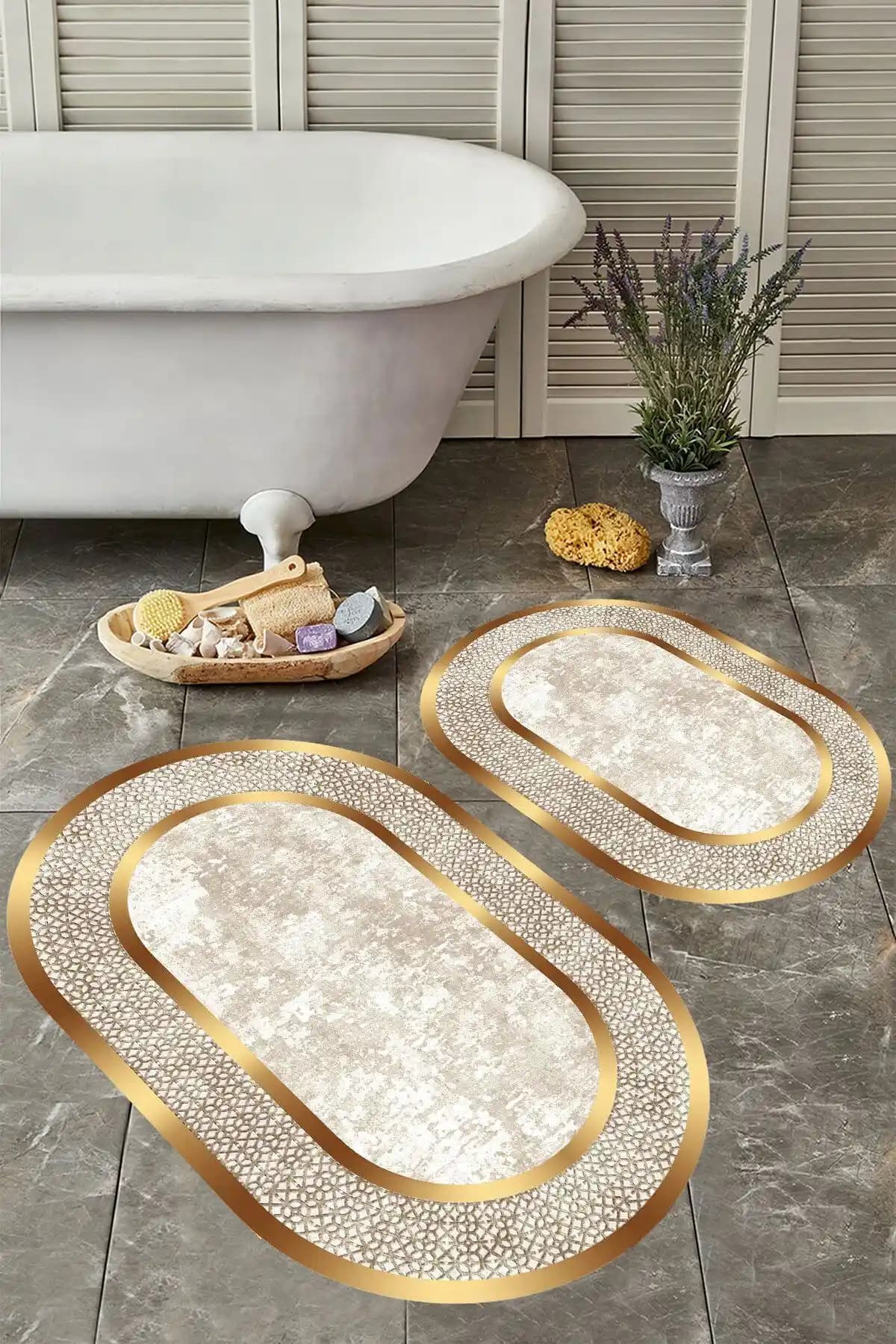 Oval Banyo Paspası ile Banyonuzda Şıklık ve Konforu Artıran Dekoratif Çözümler