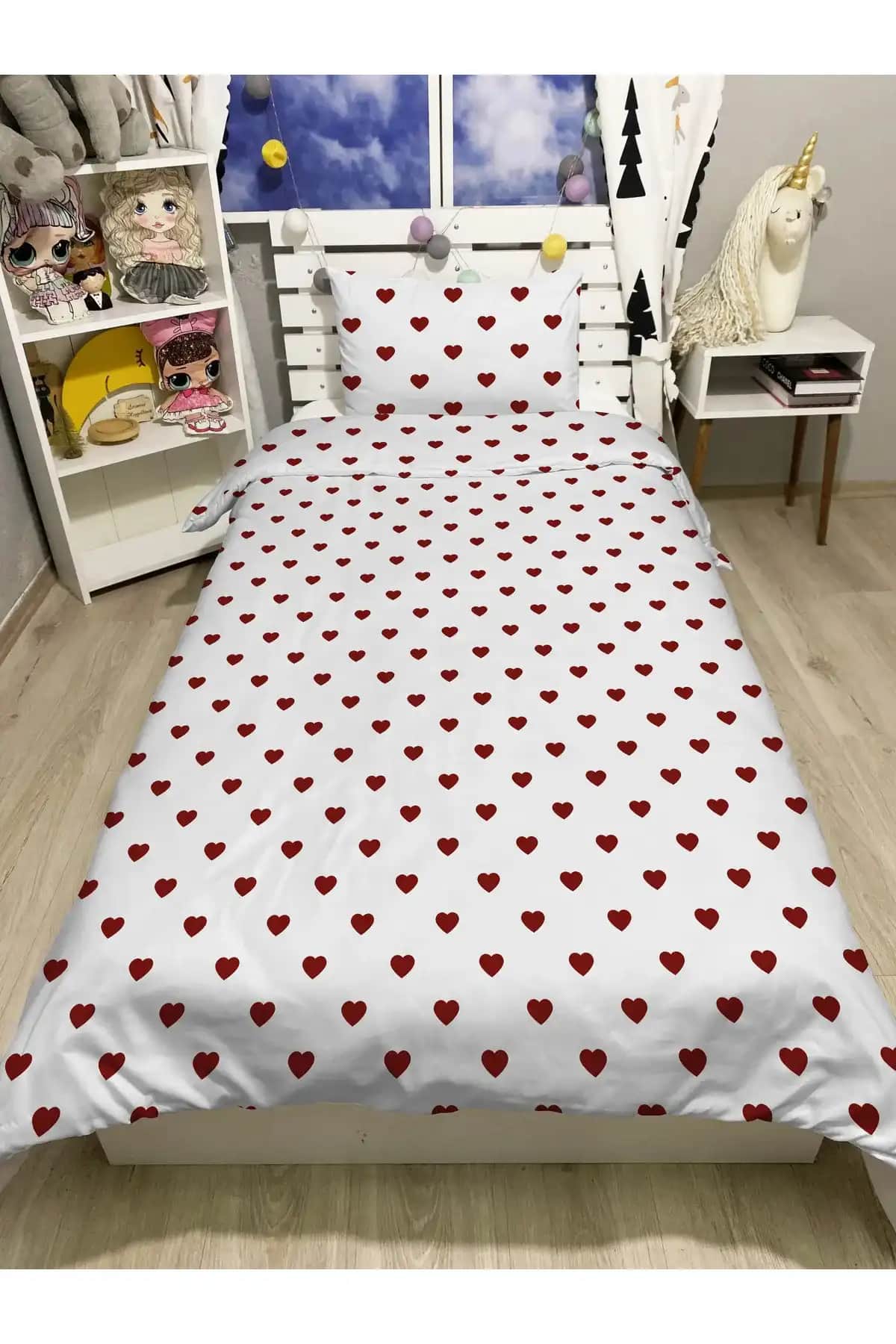 Özdilek Kalpli Nevresim Takımıyla Yatak Odalarınıza Sevgi ve Şıklık Katın