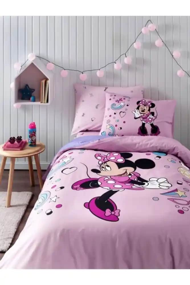 Özdilek Minnie Mouse Nevresim Takımı ile Çocuk Odalarını Renkli ve Sevimli Hale Getirin