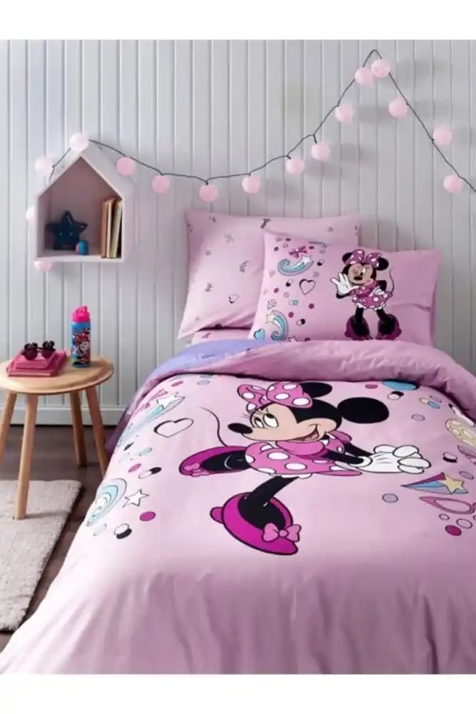 Özdilek Minnie Mouse Nevresim Takımı ile Çocuk Odalarını Renkli ve Sevimli Hale Getirin