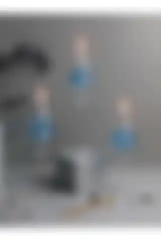 Zarif GlassicOlimpos Buz Mavi Cam Kandil Seti - Modern Tasarım ve Kullanışlılık