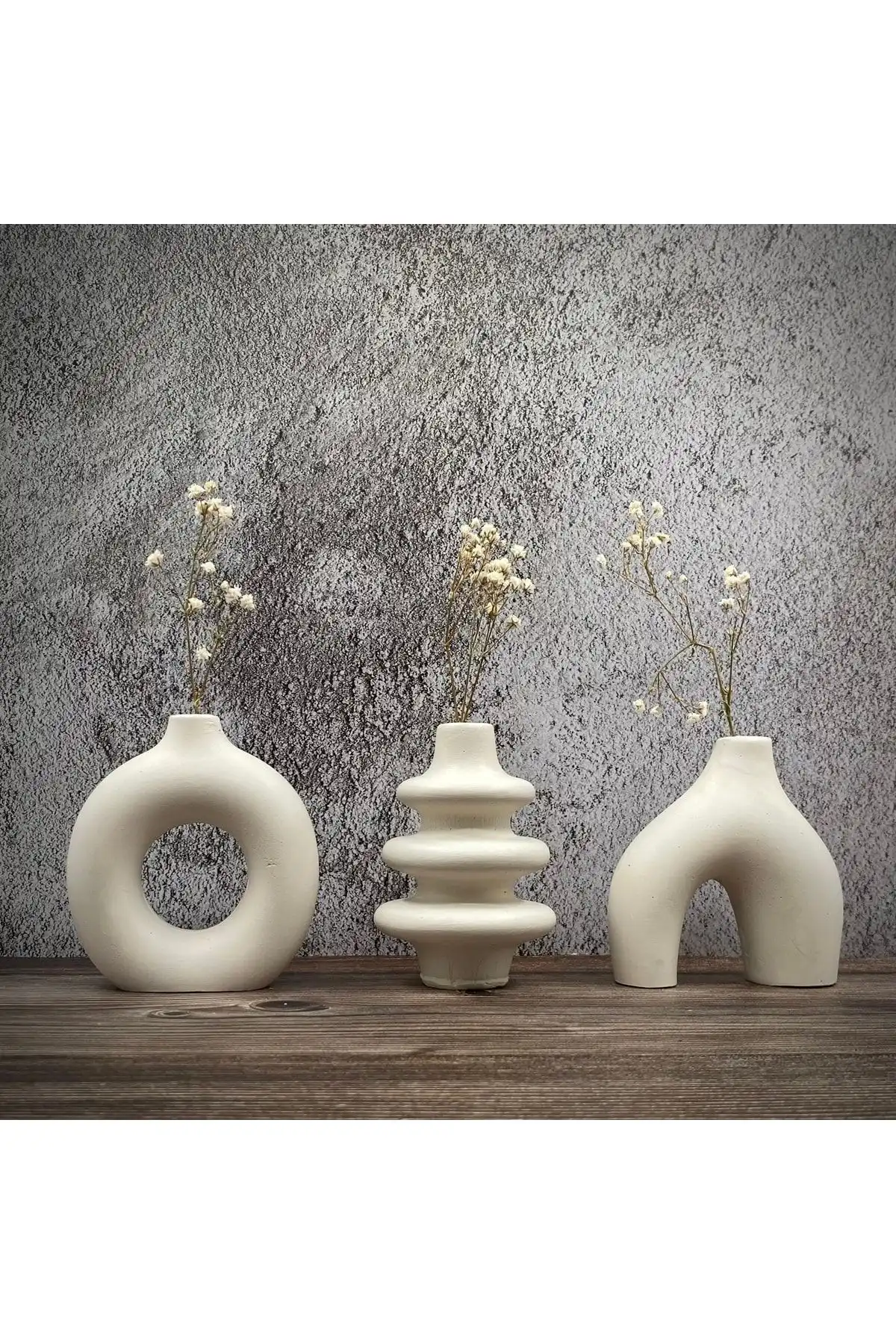 Ceres Art Design Minimal Vazo Seti: Şık ve Dayanıklı Ev Dekorasyonu