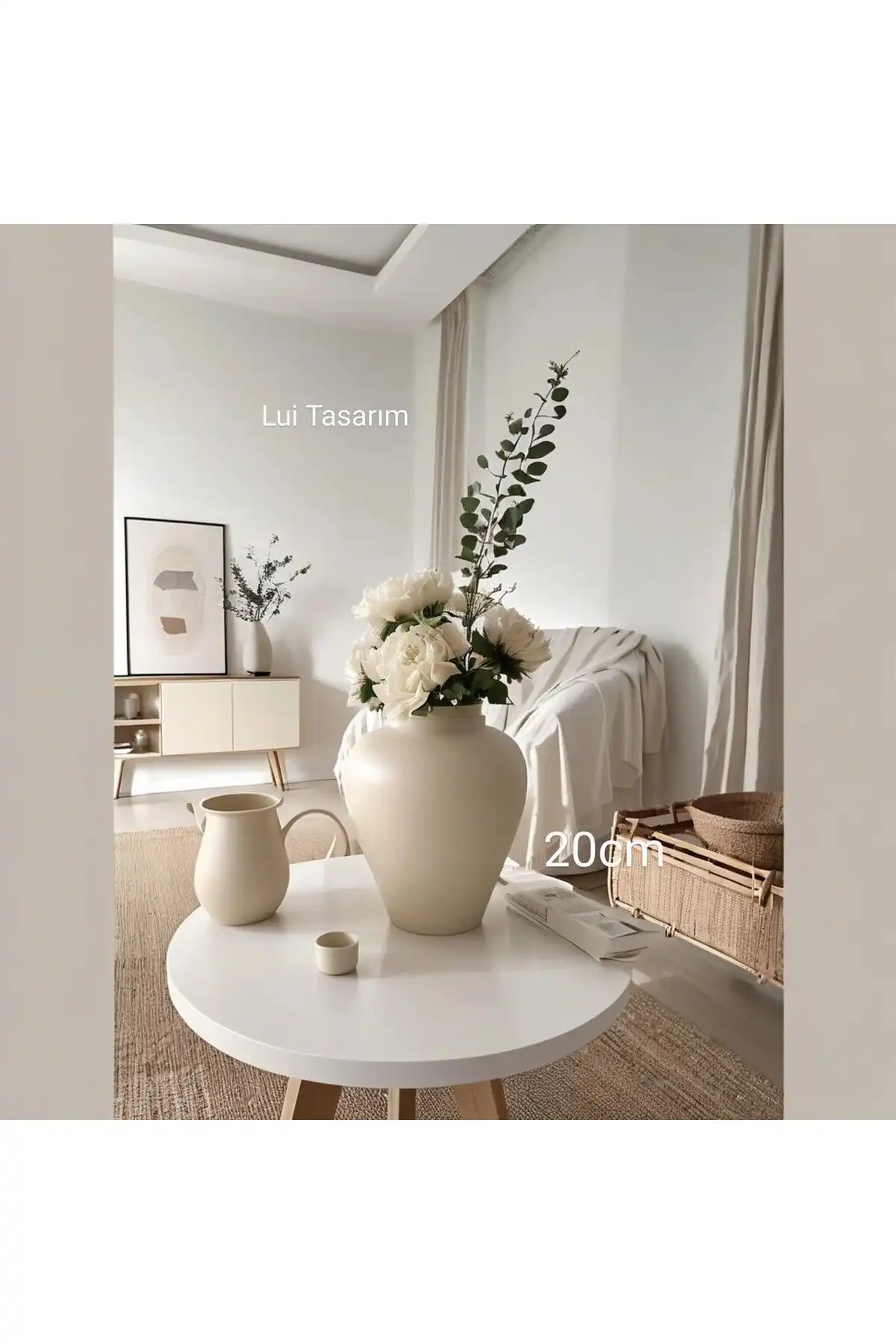 Lui Tasarım İskandinav Tarzı Seramik Bohem Vazolarıyla Dekorasyonu Zenginleştirin