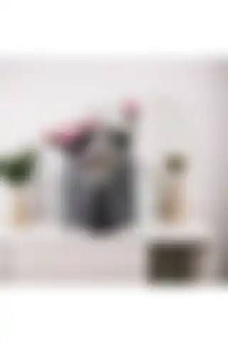 3'lü Seramik Görünümlü Cam Vazo Seti: Modern ve Şık Tasarım