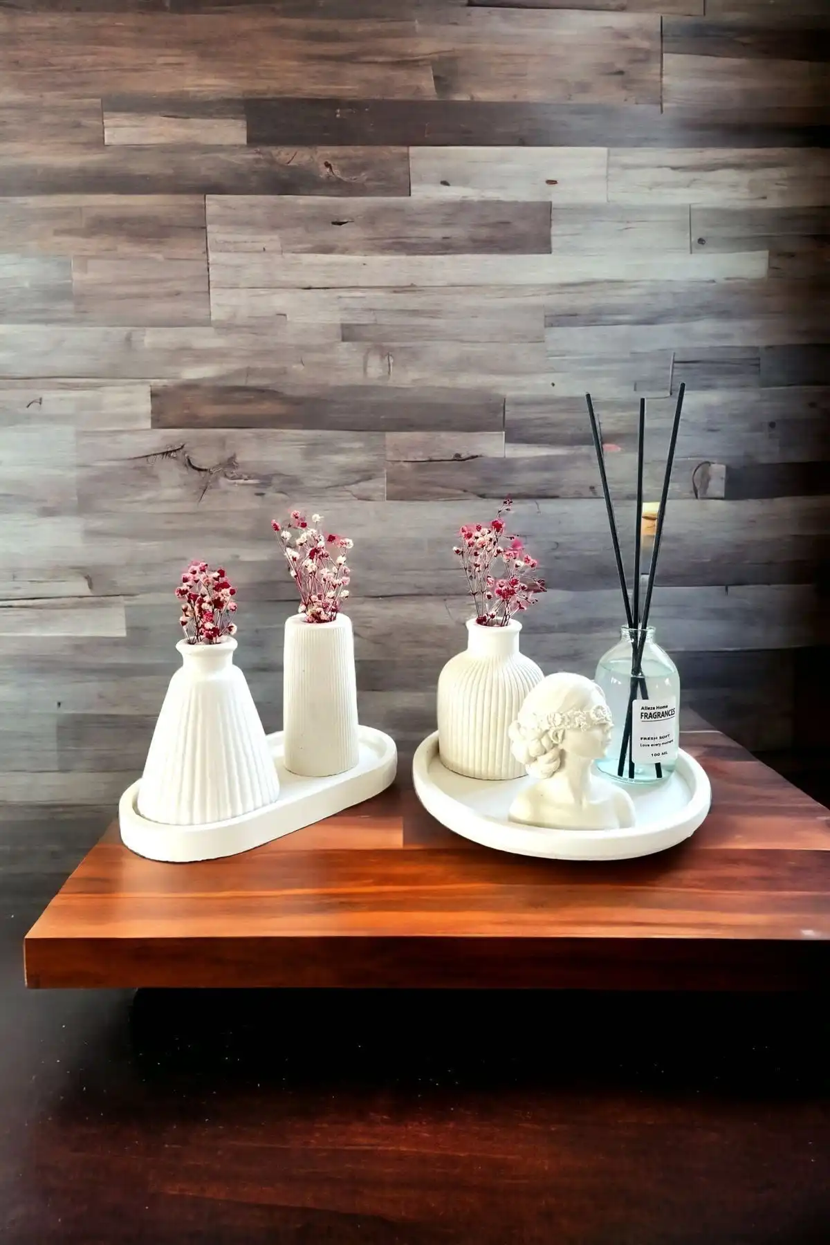 ALLEZA HOME Dekoratif Vazo Seti ile Evinizde Estetik Bir Dokunuş Yaratın